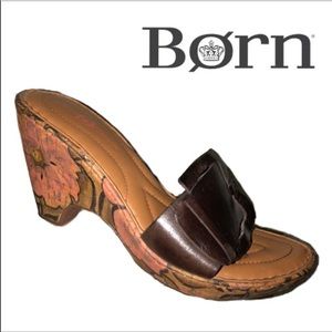 Born Crown leather sandals, 9/40.5
